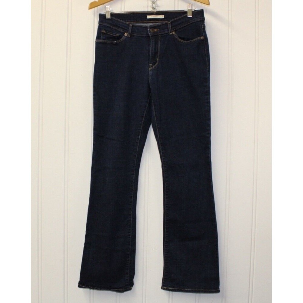 Levi's Women's Size 29‎ Classic Boot Jeans  Blue Cotton Blend